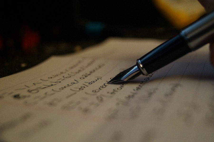 Photo writing thoughts