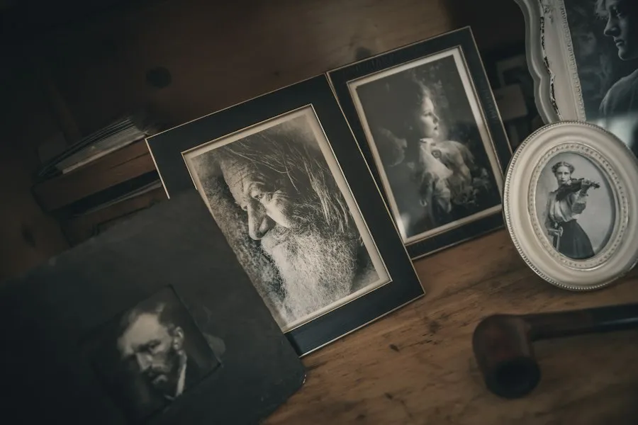 Photo Romanian classic writers portraits